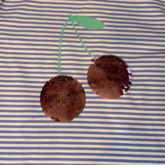 Cat & Jack Rashguard Cherry Sequins in Front - Picture 3 of 10